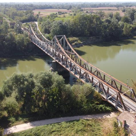 Road and Railway Bridge over the Velika Morava River