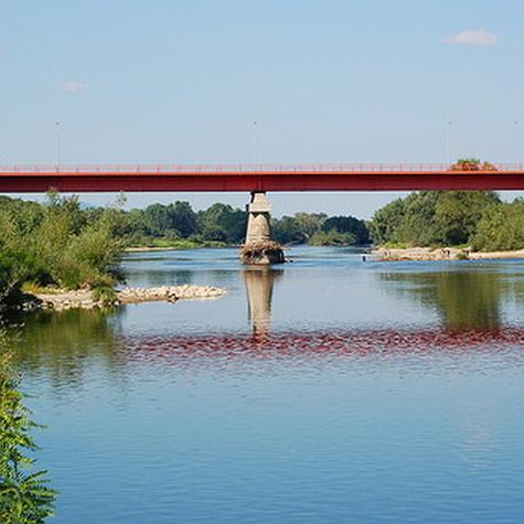 Bridge over the Velika Morava River in Varvarin