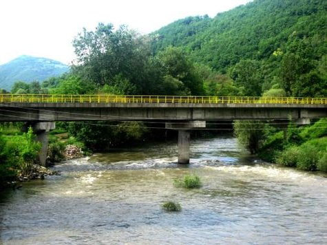 Bridge over the Ibar River in Biljanovac